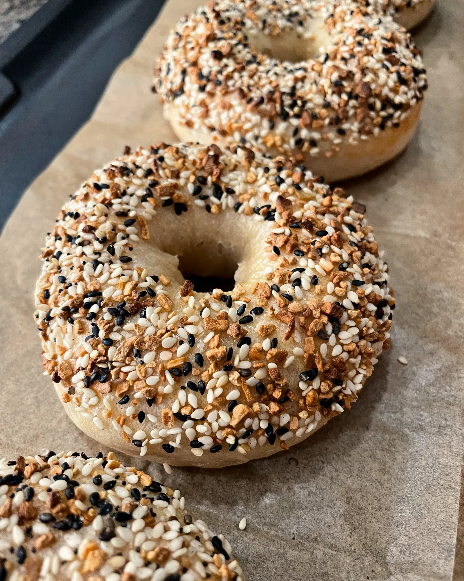 Flavored Sourdough Bagels